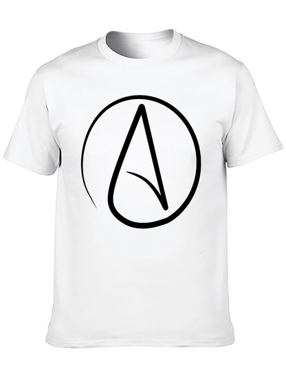 Atheist Symbol T-Shirt - Black