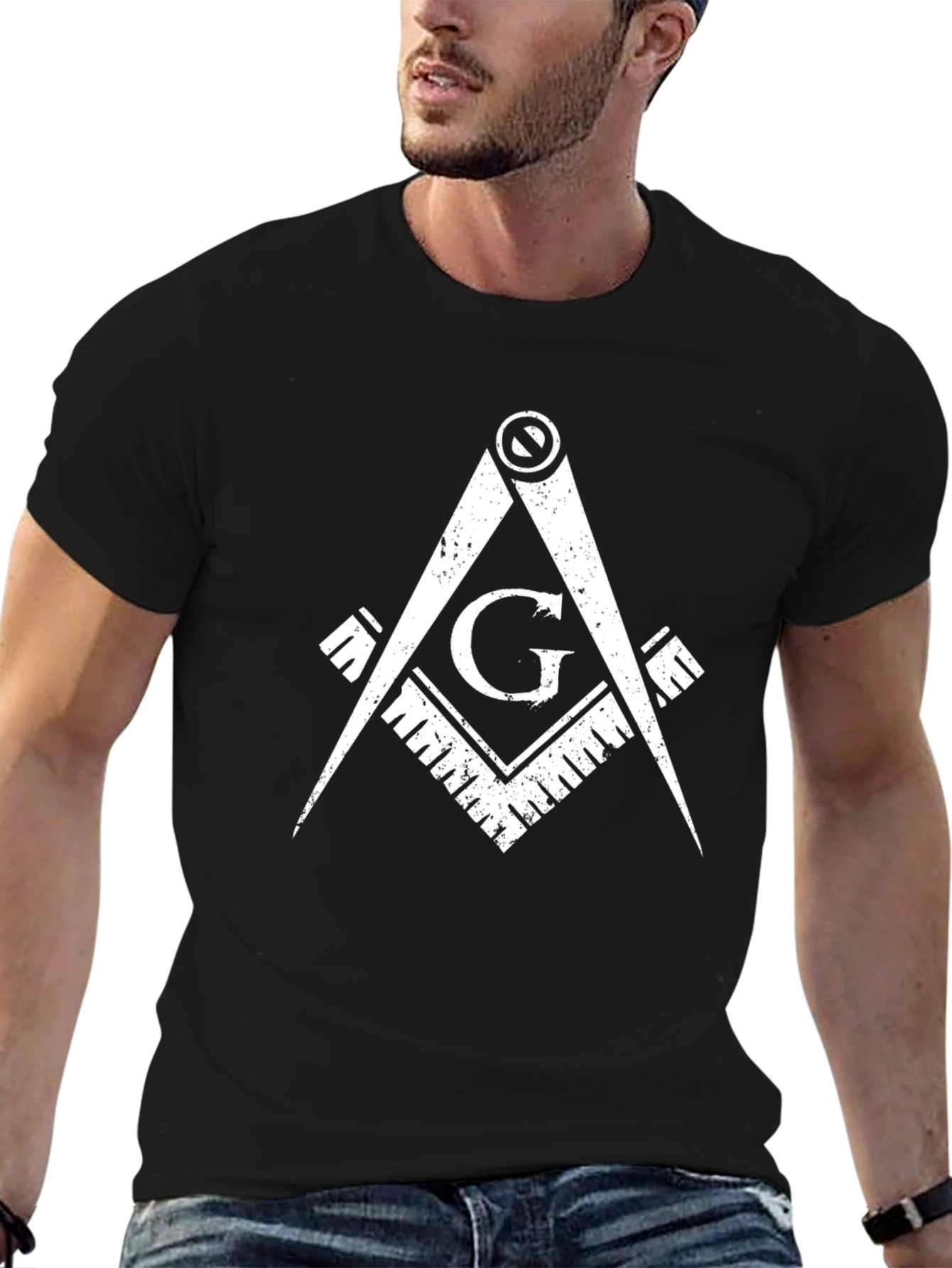 Masonic Square & Compasses Graphic T-Shirt