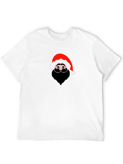 Santa Graphic Black T-Shirt