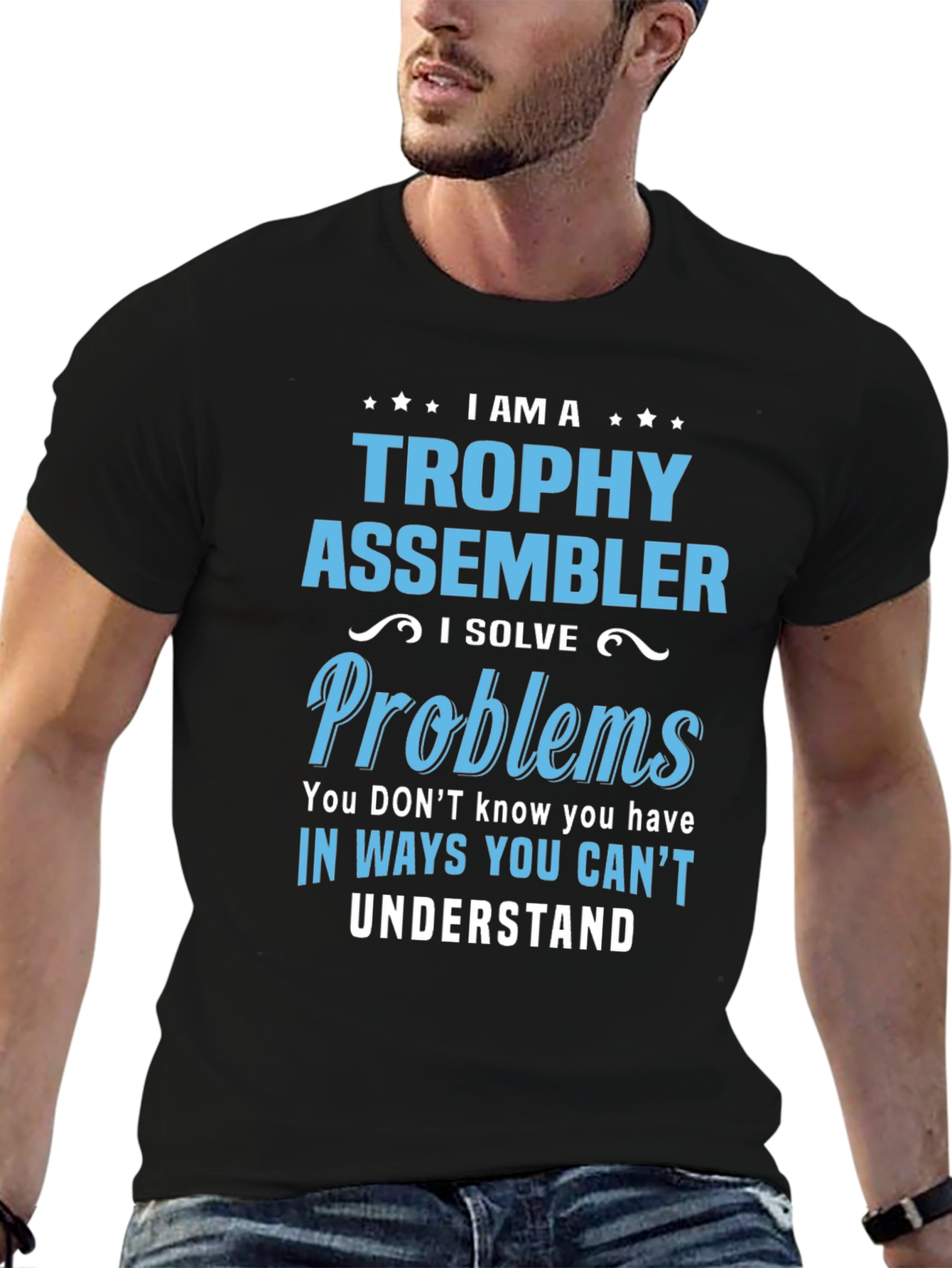 Trophy Assembler T-Shirt - Problem Solver