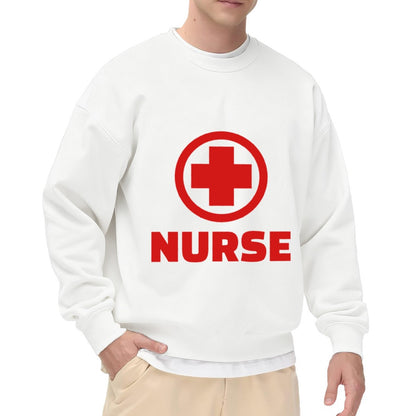 Classic Red Cross Nurse Graphic Sweatshirt