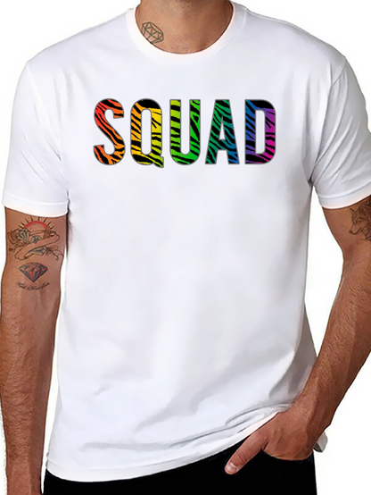 Squad Zebra Rainbow Graphic Tee
