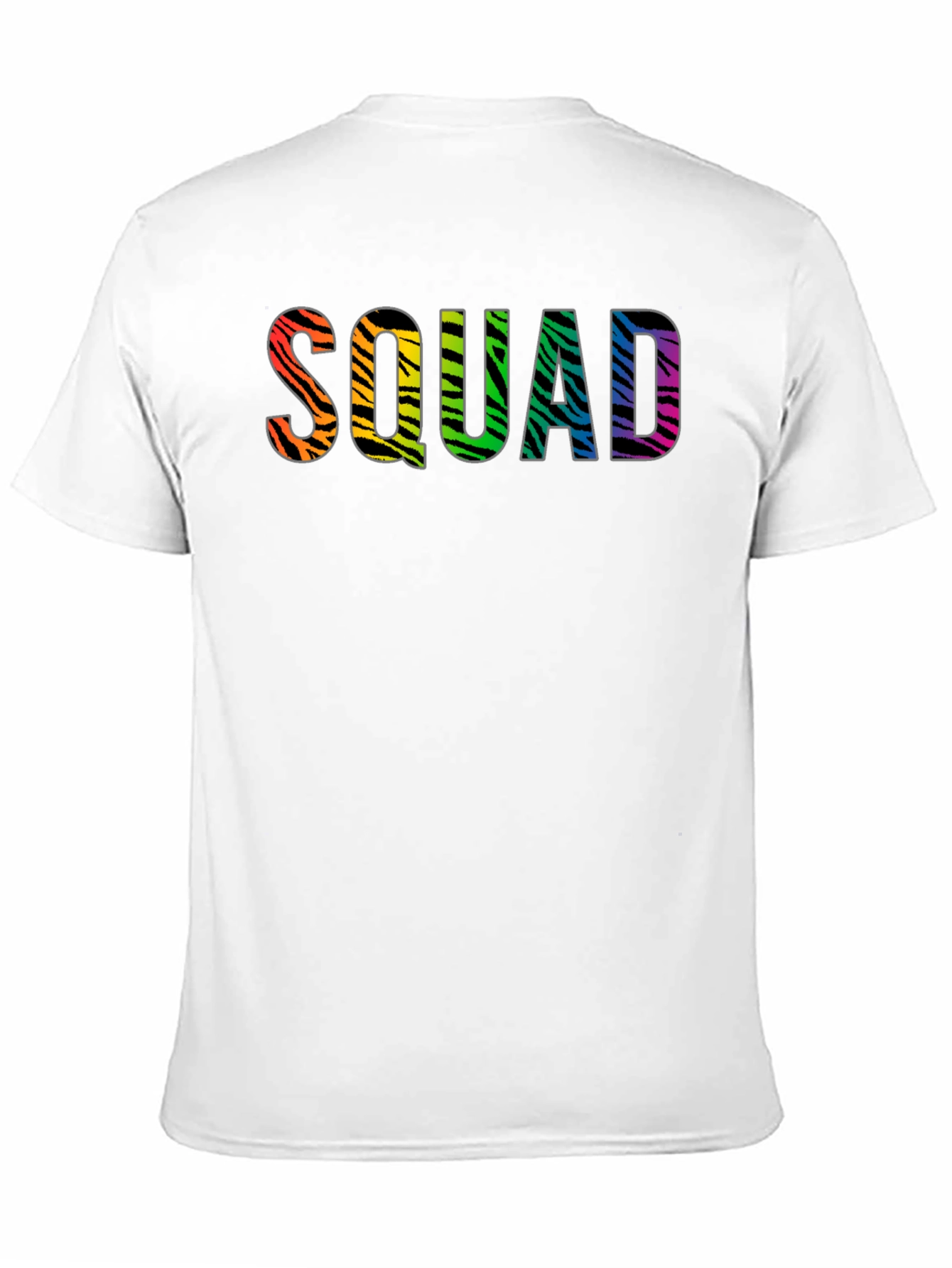 Squad Zebra Rainbow Graphic Tee