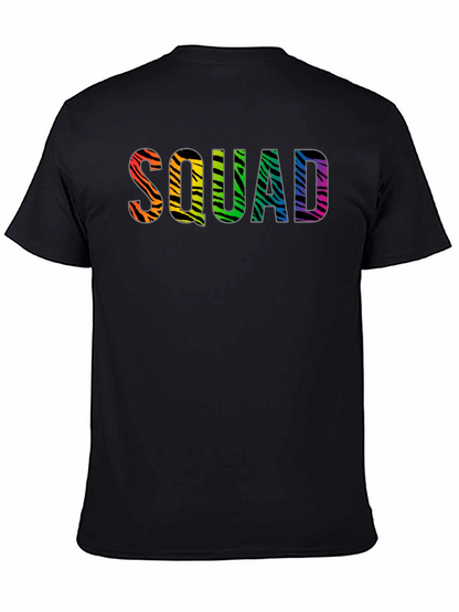 Squad Zebra Rainbow Graphic Tee