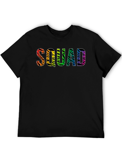 Squad Zebra Rainbow Graphic Tee