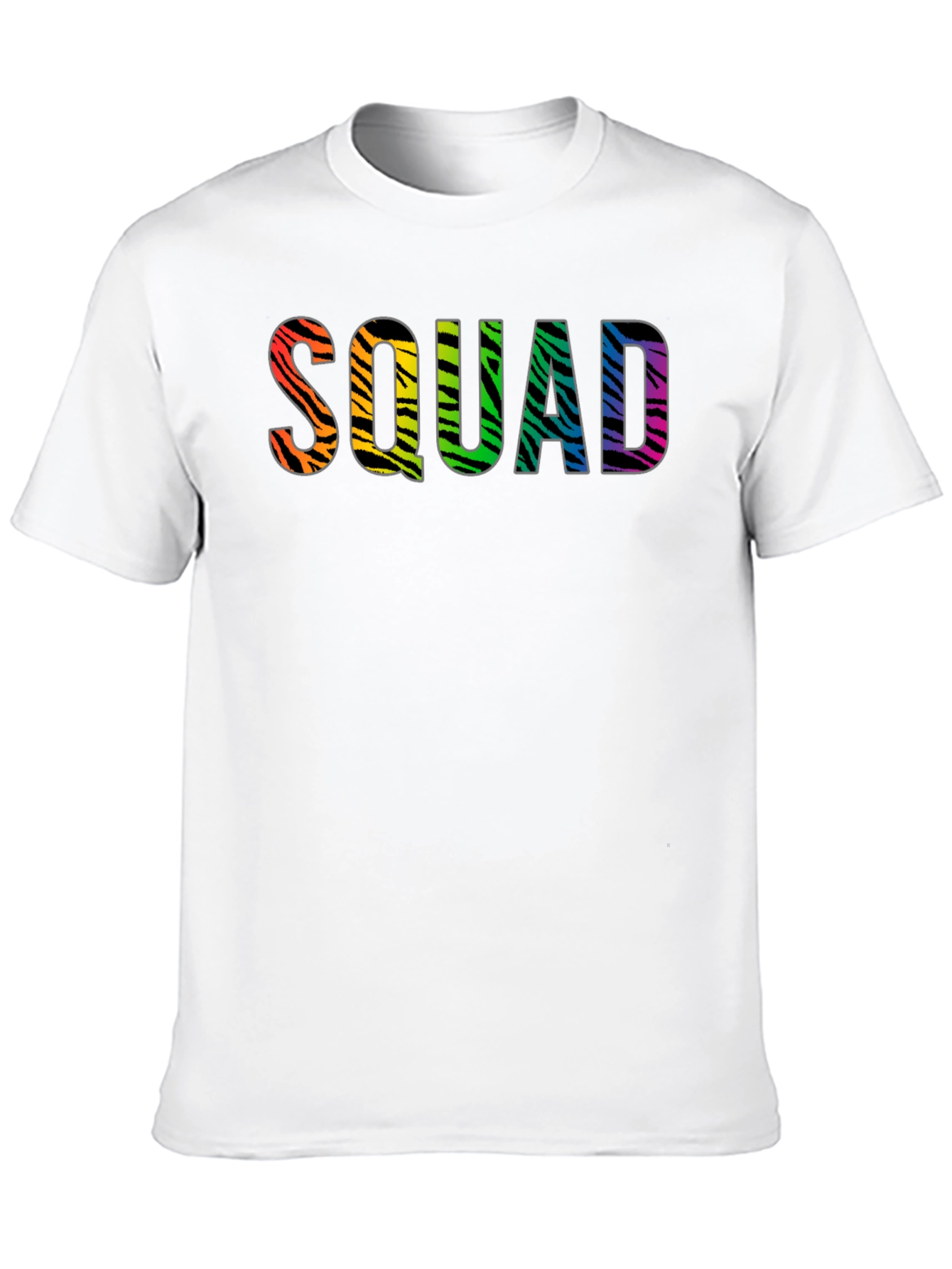 Squad Zebra Rainbow Graphic Tee