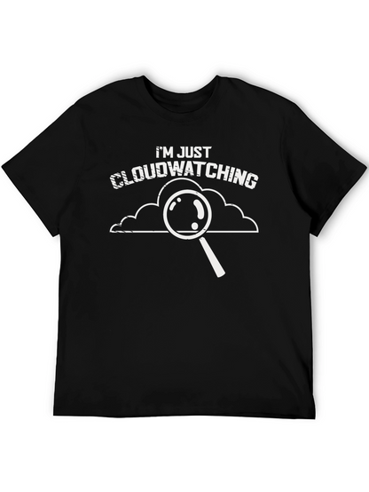 Cloudwatching Graphic T-Shirt - Black