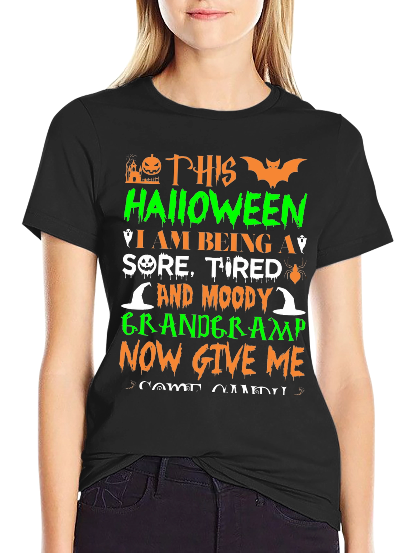 Funny Halloween Grandgramp T-Shirt