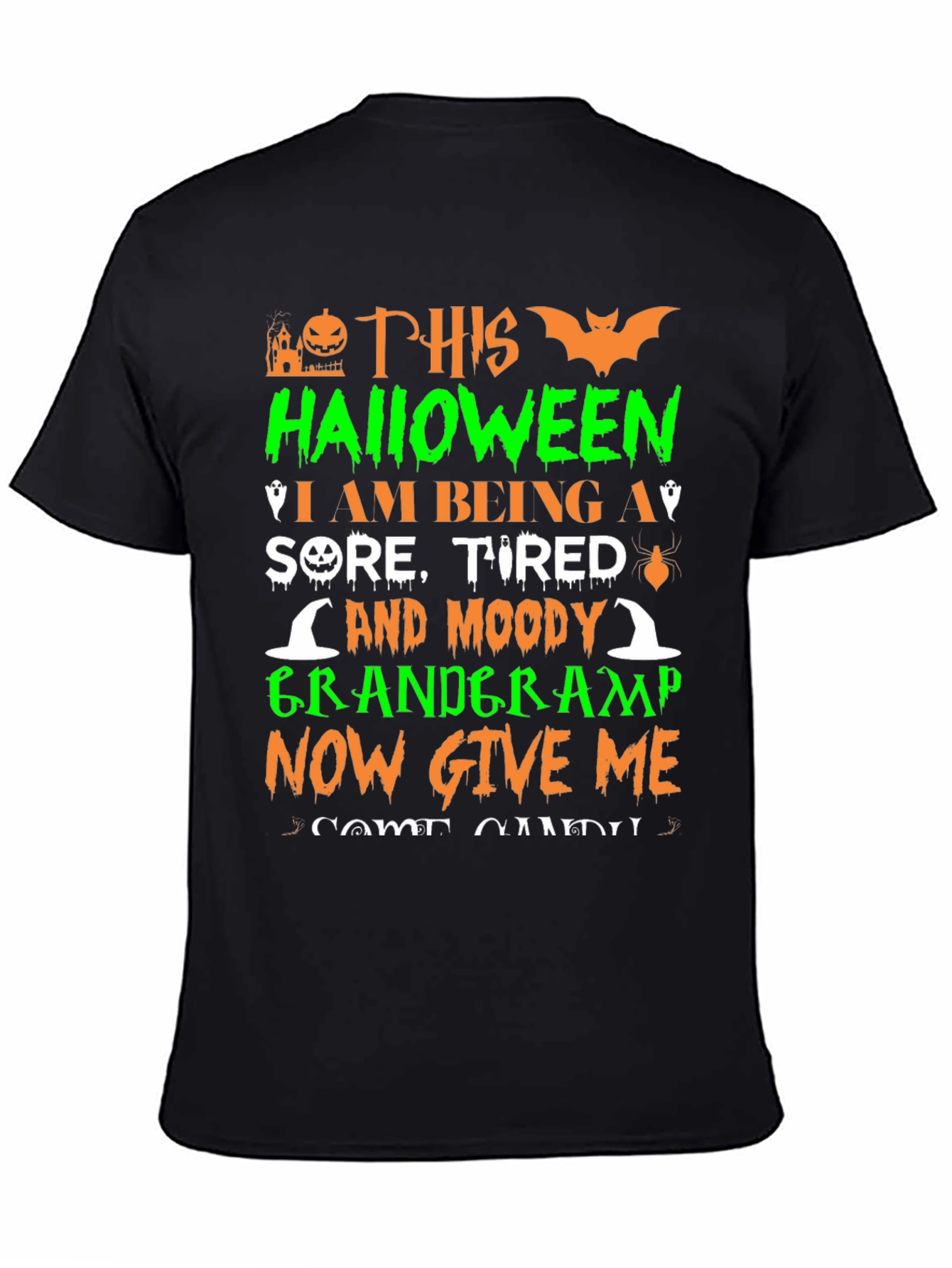 Funny Halloween Grandgramp T-Shirt
