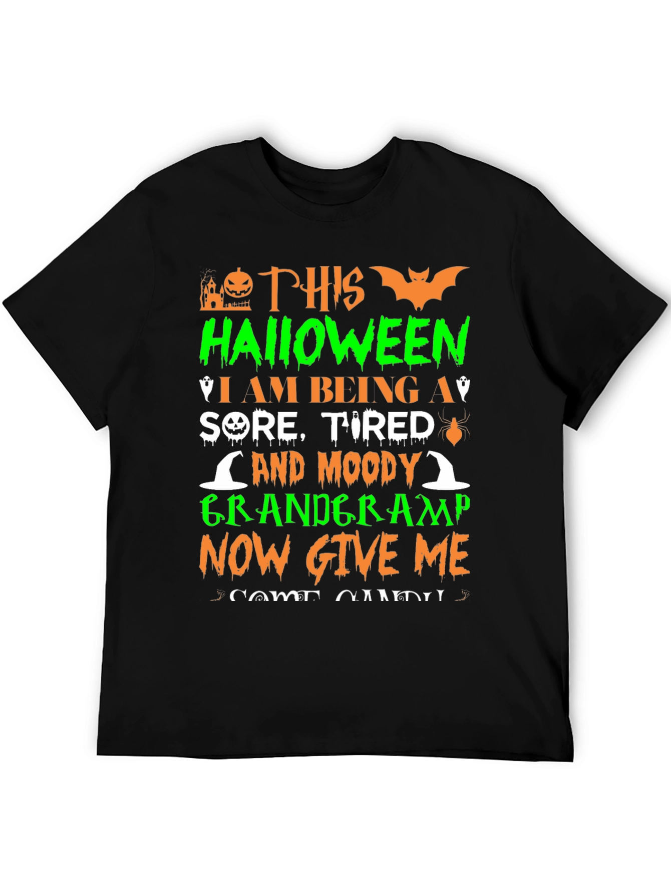 Funny Halloween Grandgramp T-Shirt