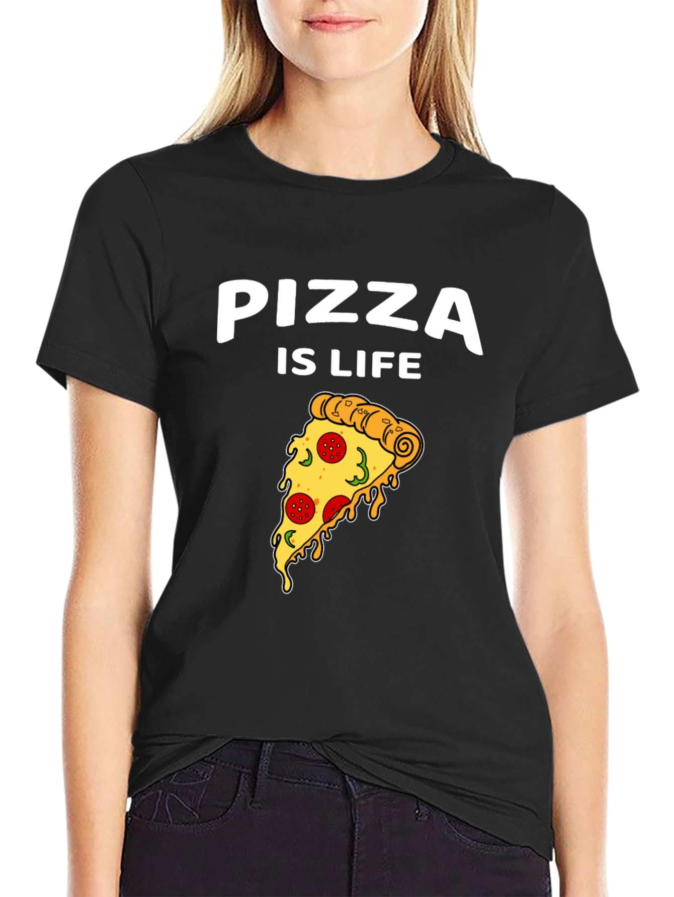 Pizza is Life Graphic T-Shirt - Foodie Tee