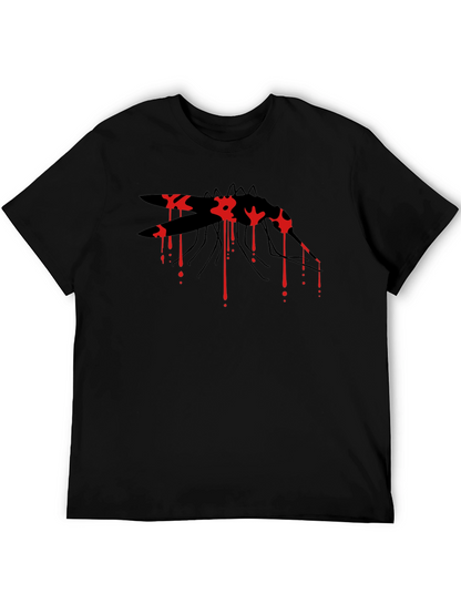 Mosquito Graphic Tee - Black Cotton Blend