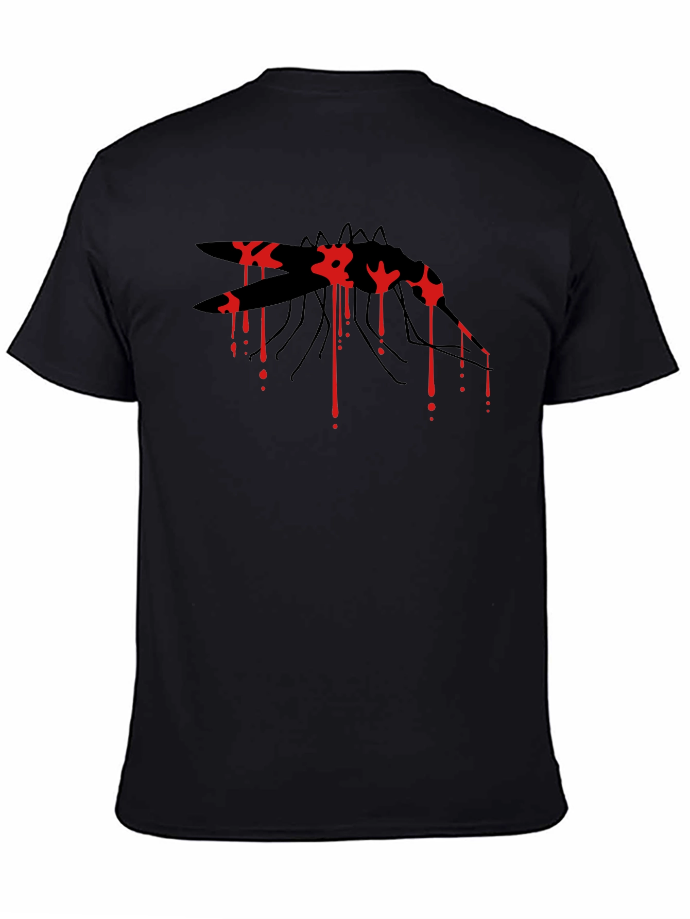 Mosquito Graphic Tee - Black Cotton Blend