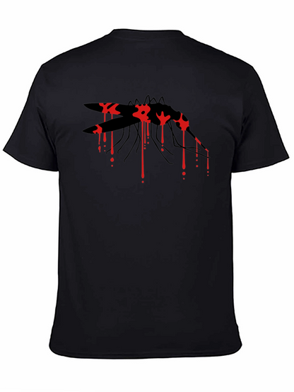 Mosquito Graphic Tee - Black Cotton Blend