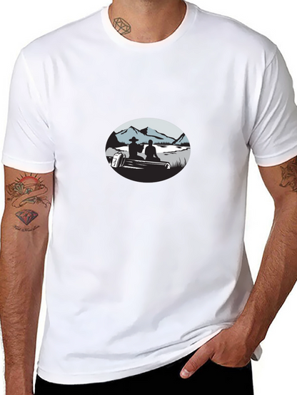 Mens Graphic Tee - Outdoors Design