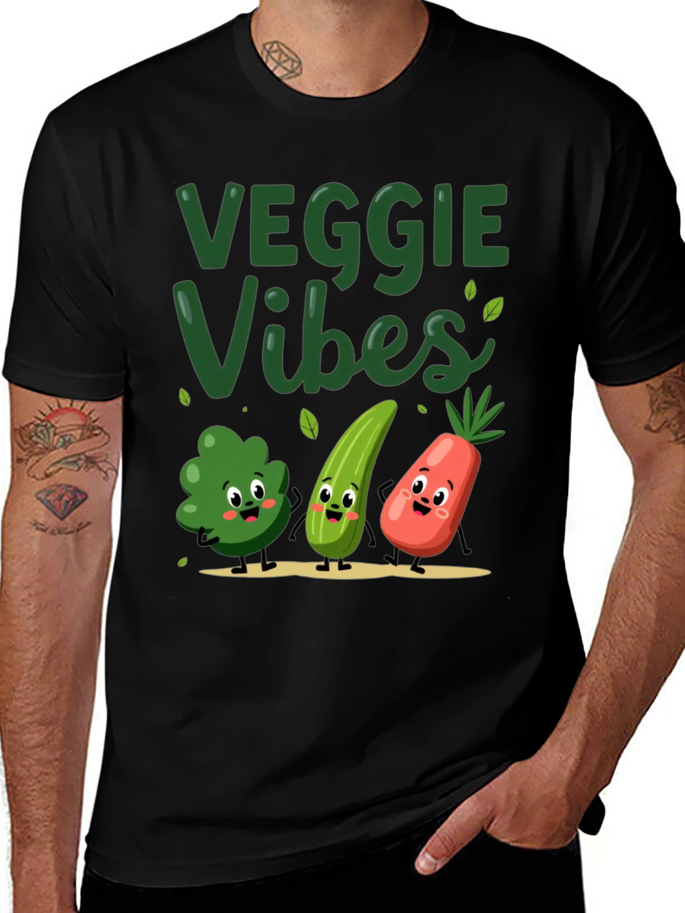 Veggie Vibes Graphic T-Shirt