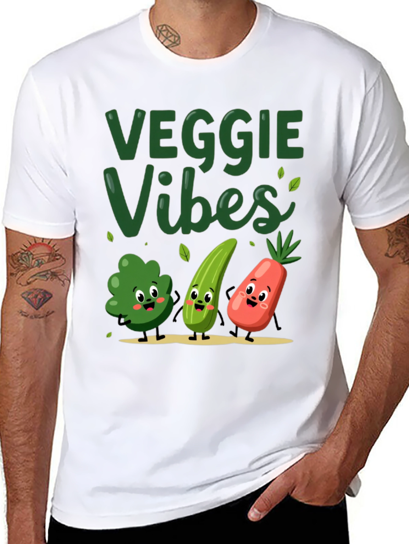 Veggie Vibes Graphic T-Shirt