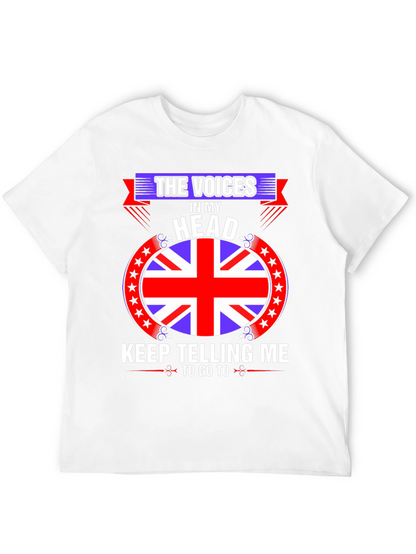 Voices in My Head UK Flag T-Shirt