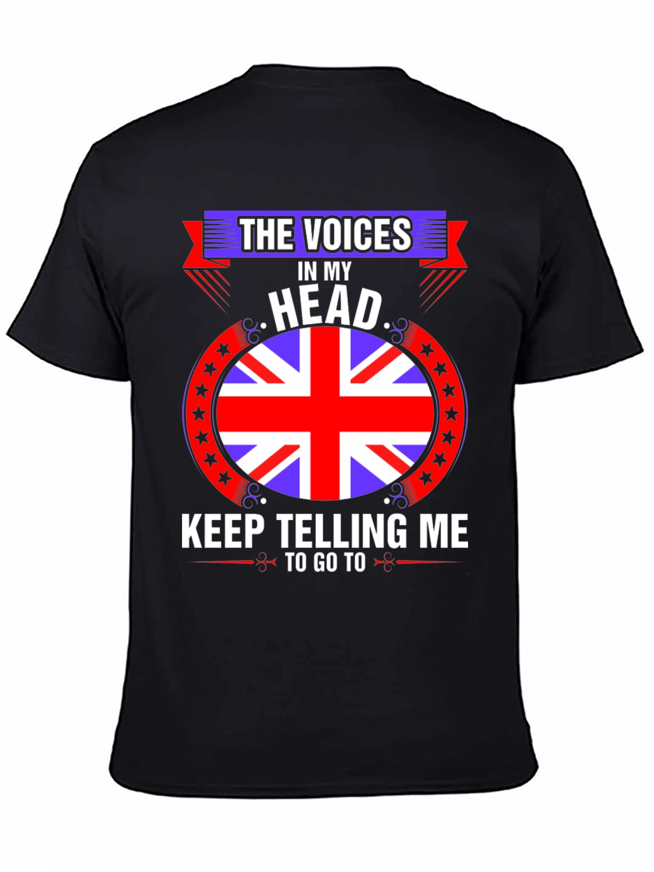 Voices in My Head UK Flag T-Shirt