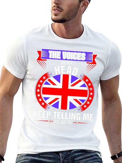 Voices in My Head UK Flag T-Shirt