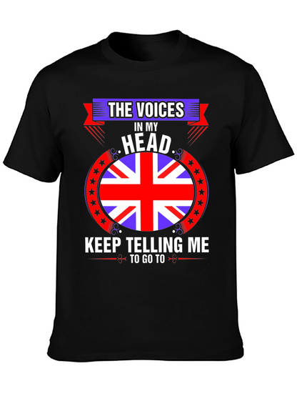 Voices in My Head UK Flag T-Shirt