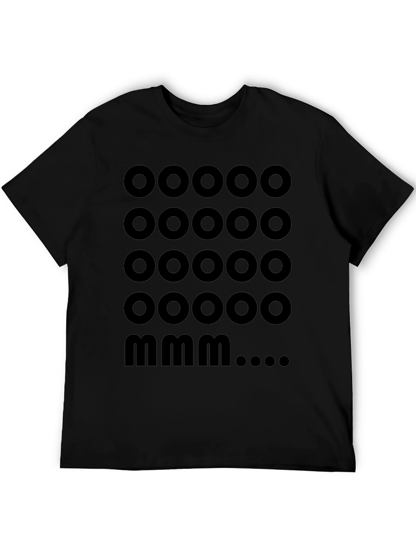 Minimalist OOOO MMM T-Shirt - Black