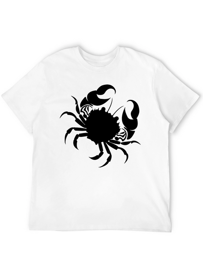 Crab Graphic T-Shirt - Bold Black Tee