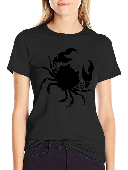 Crab Graphic T-Shirt - Bold Black Tee