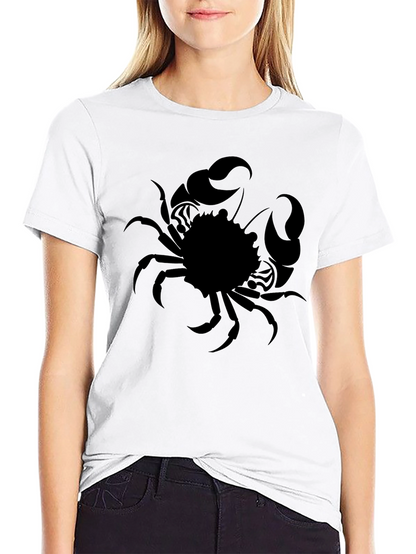 Crab Graphic T-Shirt - Bold Black Tee