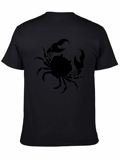 Crab Graphic T-Shirt - Bold Black Tee
