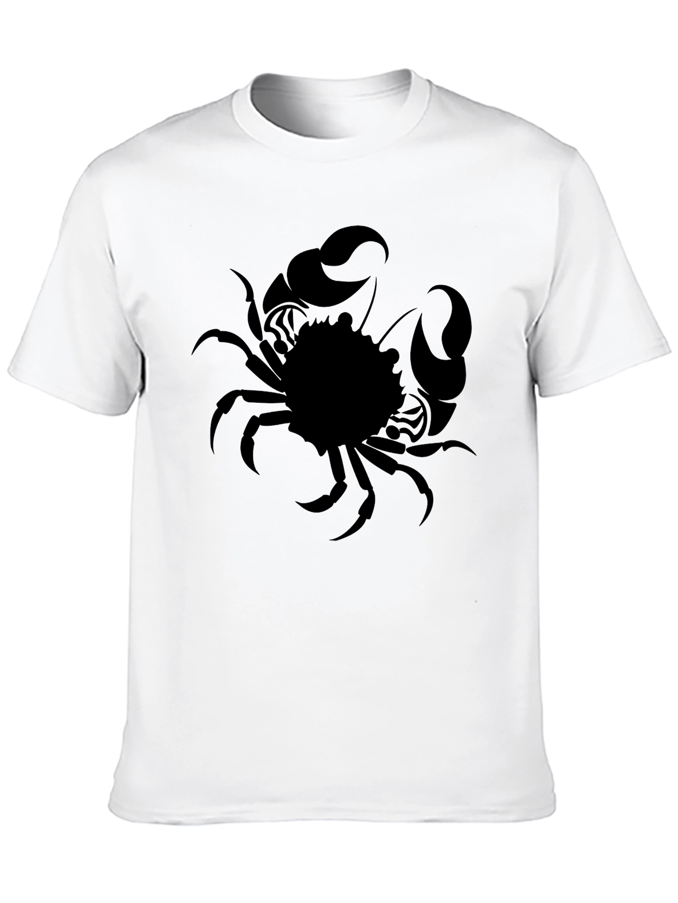 Crab Graphic T-Shirt - Bold Black Tee