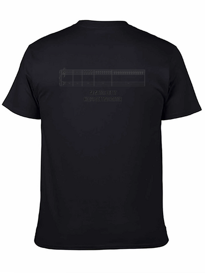 Musicians Humor Tee: No Notes Just Speed