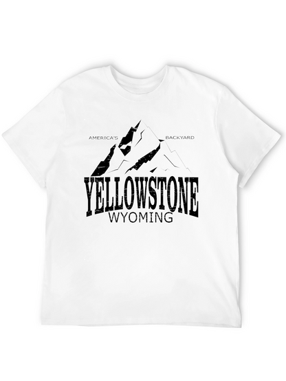 Yellowstone Wyoming Graphic Tee - Americas Backyard T-Shirt