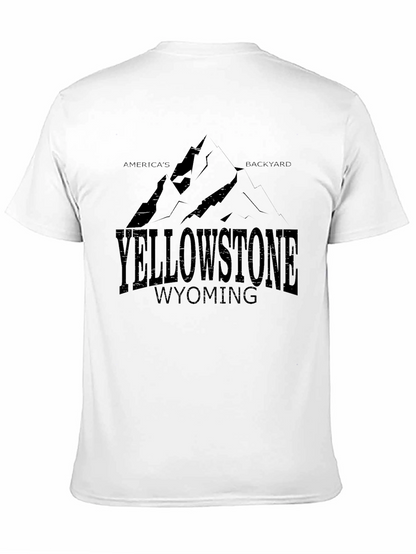 Yellowstone Wyoming Graphic Tee - Americas Backyard T-Shirt