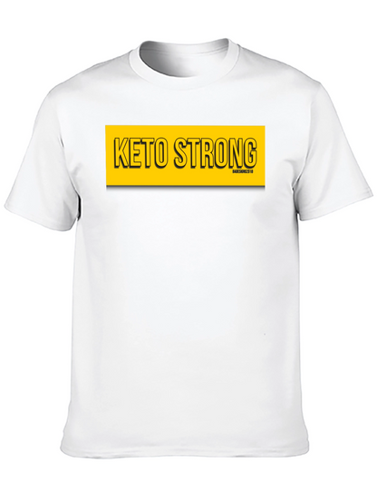 Keto Strong Black Graphic Tee