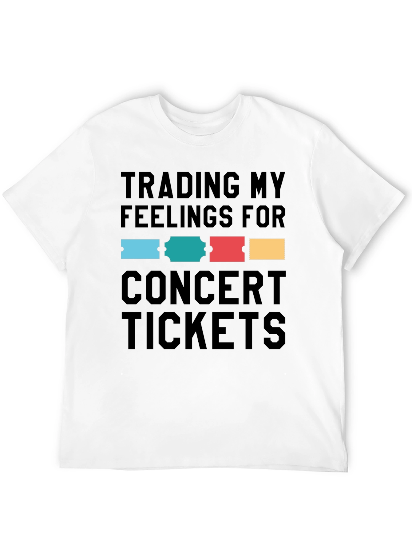 Trading Feelings Concert Tickets Graphic Tee