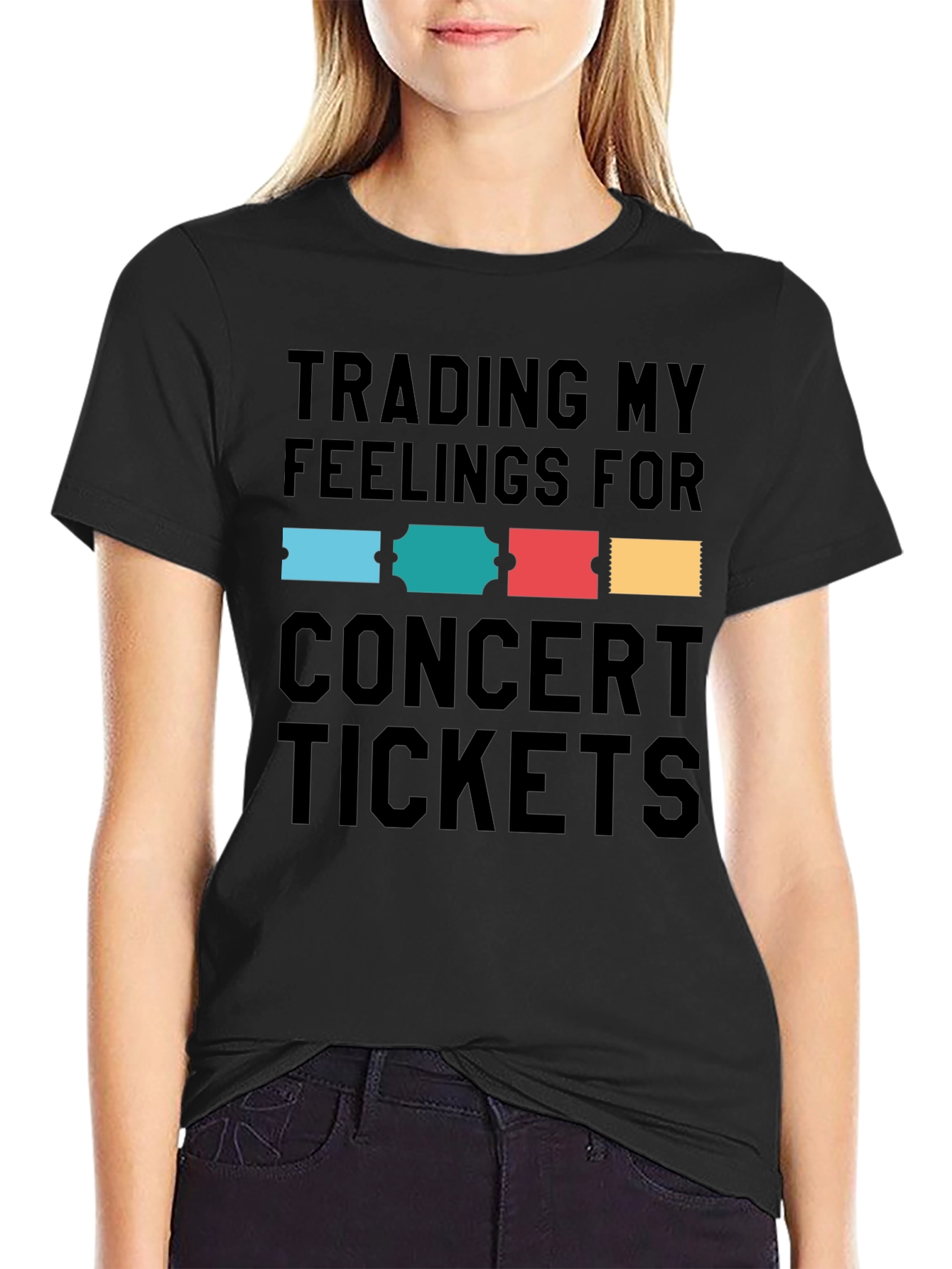 Trading Feelings Concert Tickets Graphic Tee