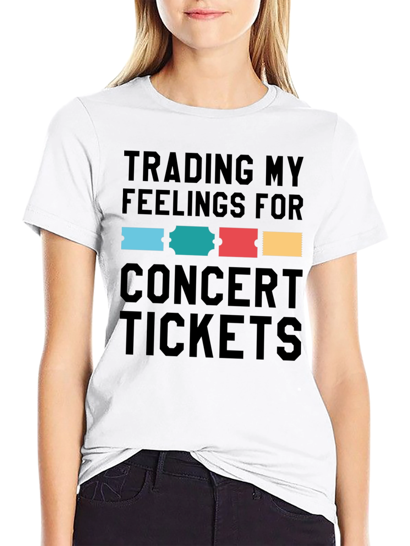 Trading Feelings Concert Tickets Graphic Tee