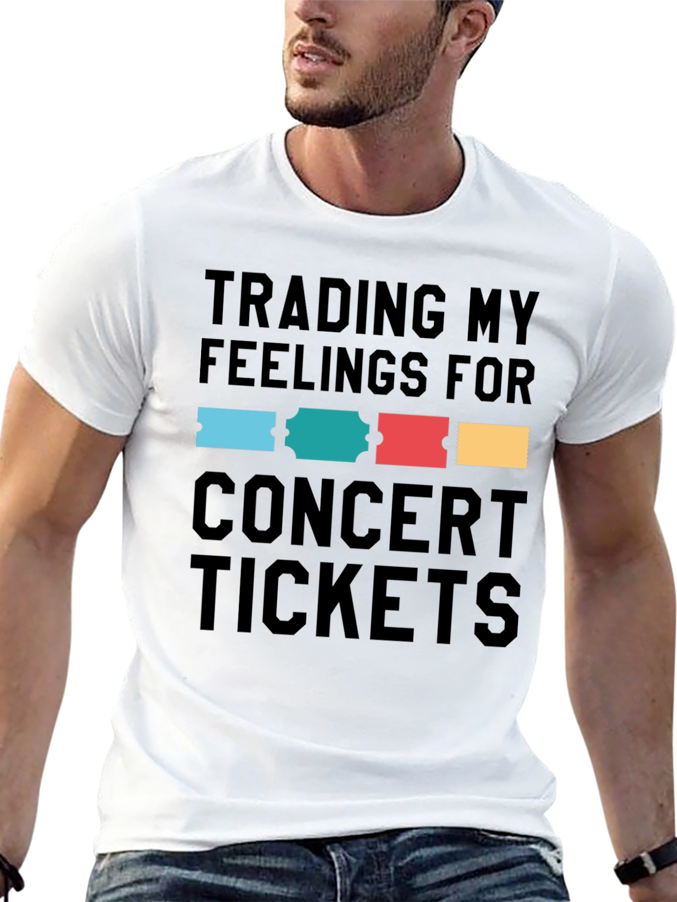 Trading Feelings Concert Tickets Graphic Tee