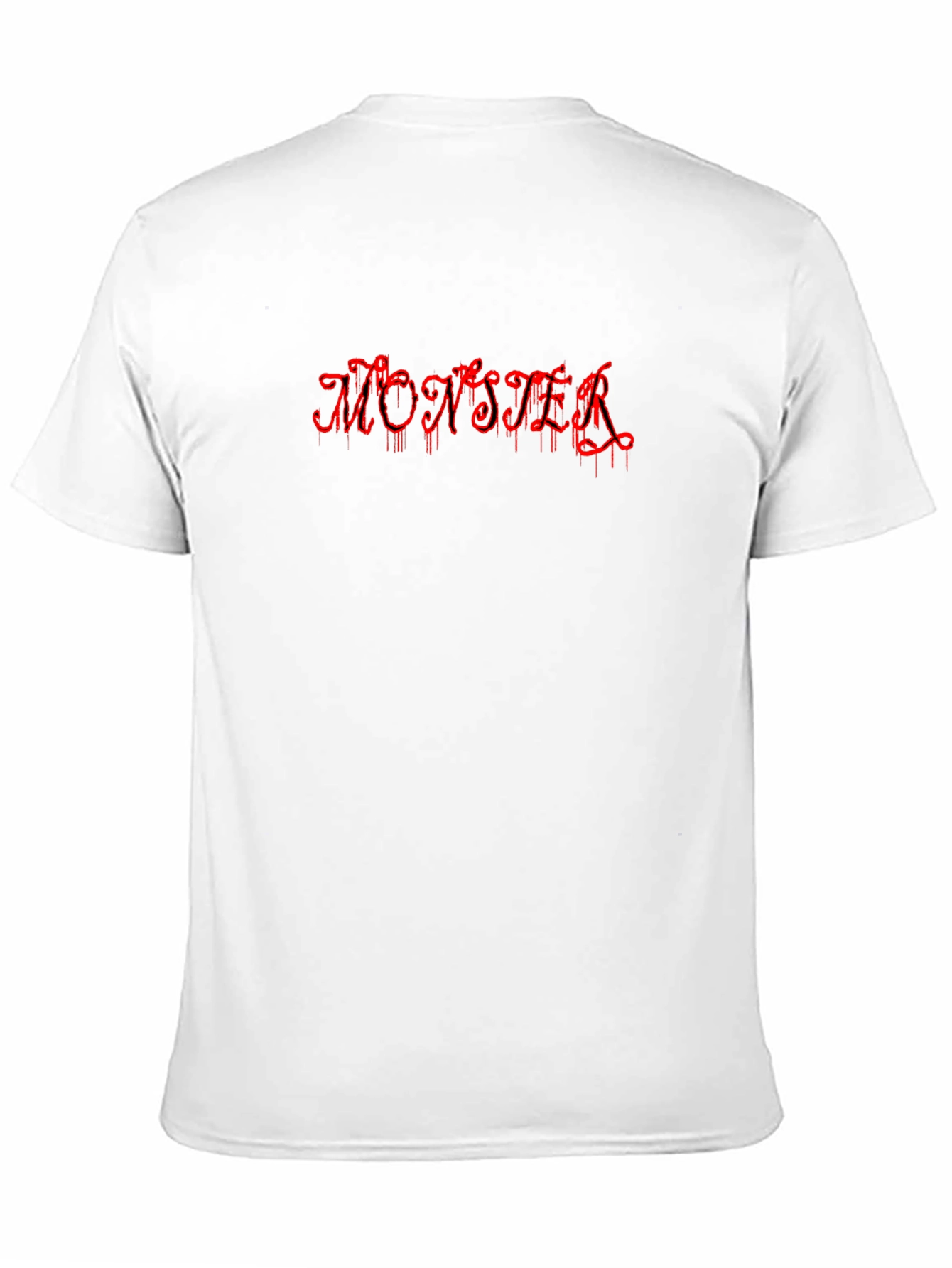 Monster Drip Black T-Shirt - Edgy Graphic Tee
