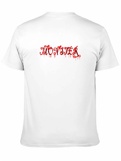 Monster Drip Black T-Shirt - Edgy Graphic Tee