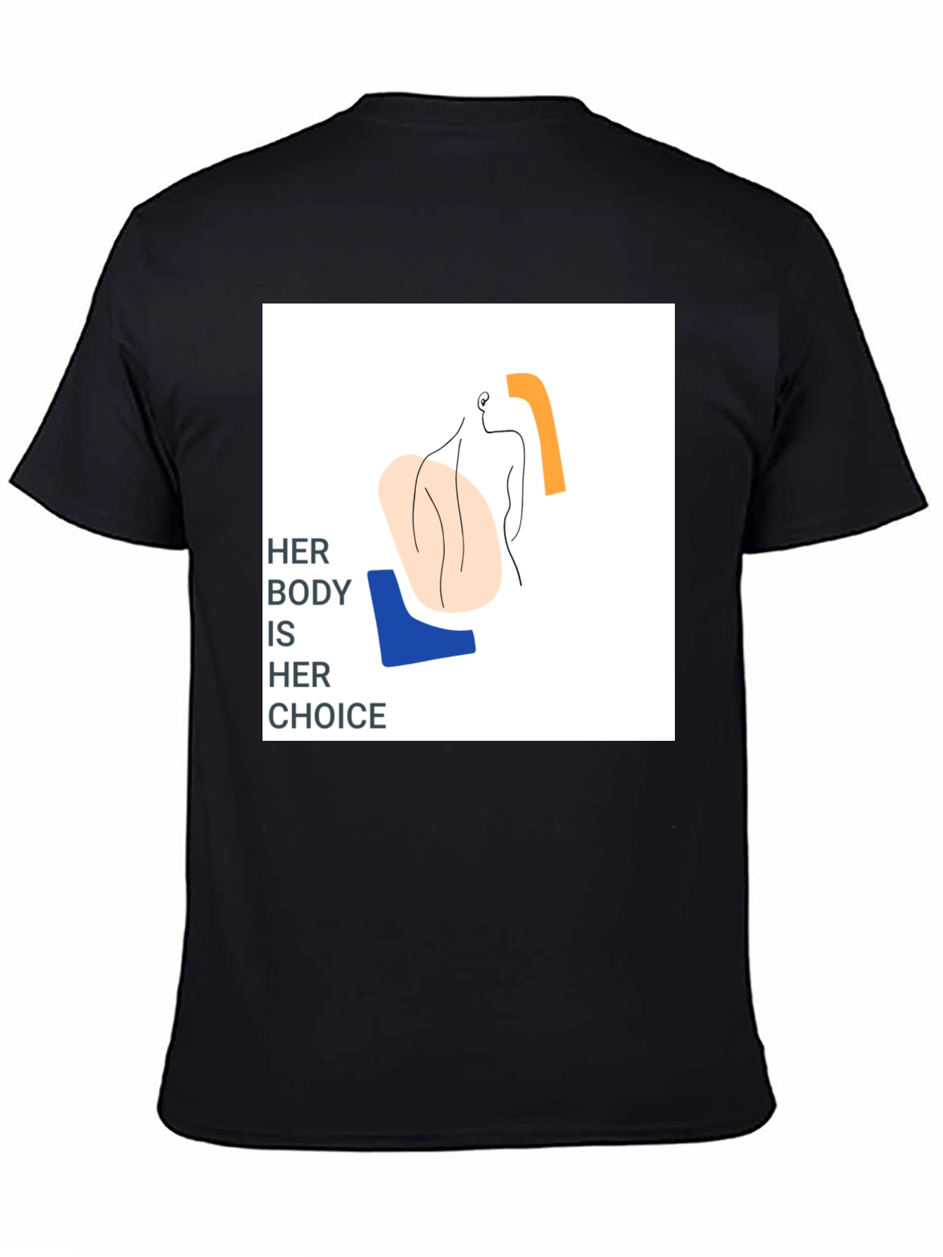 Pro-Choice Her Body Her Choice Graphic Tee