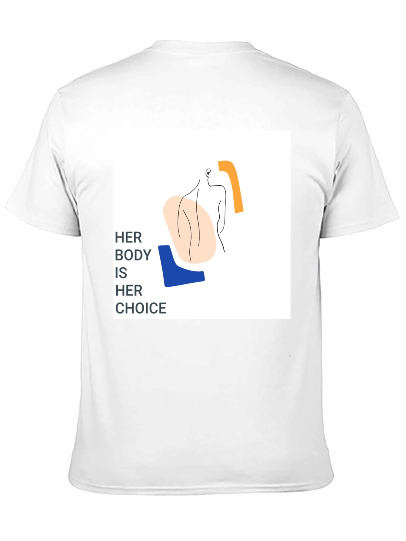 Pro-Choice Her Body Her Choice Graphic Tee
