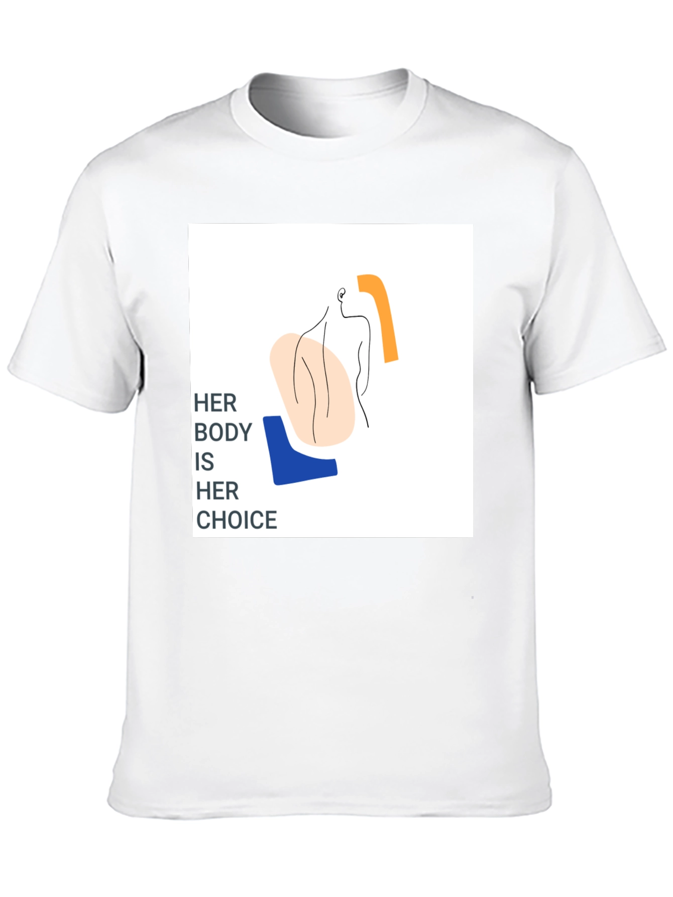 Pro-Choice Her Body Her Choice Graphic Tee