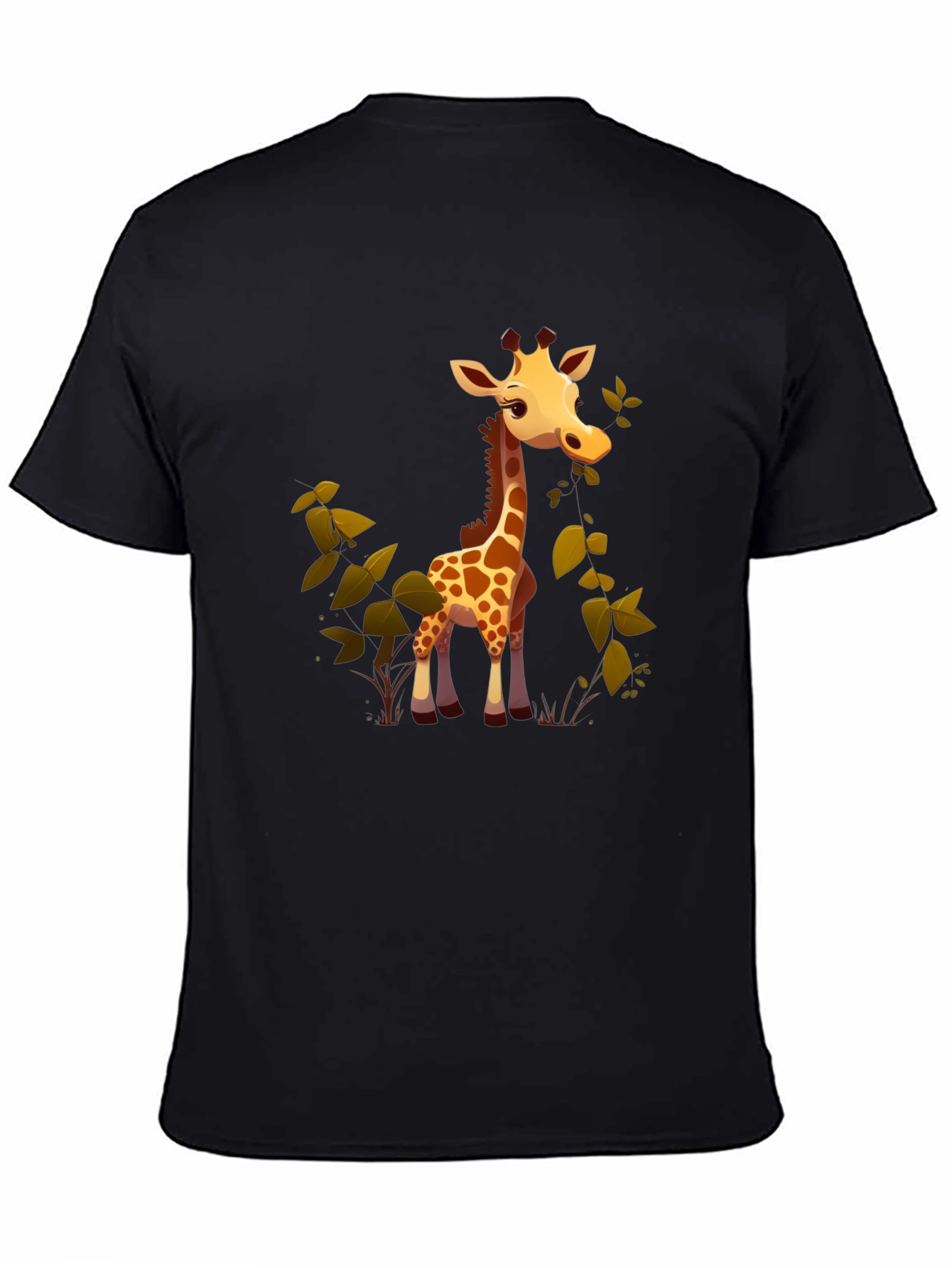 Cute Giraffe Cartoon Graphic Tee