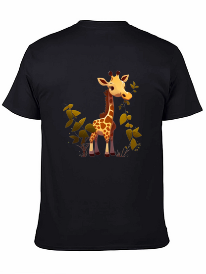 Cute Giraffe Cartoon Graphic Tee