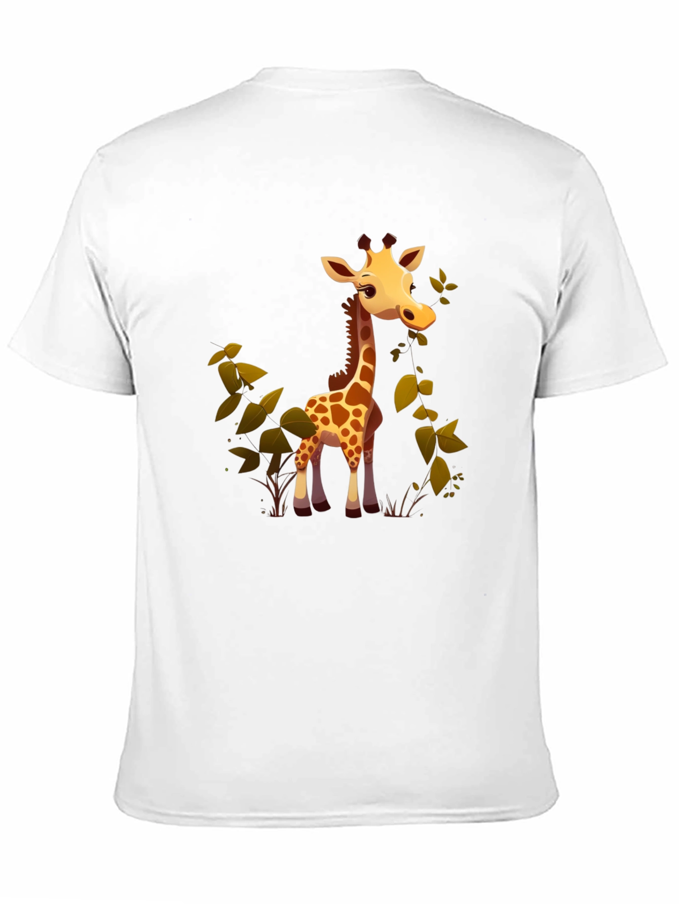 Cute Giraffe Cartoon Graphic Tee