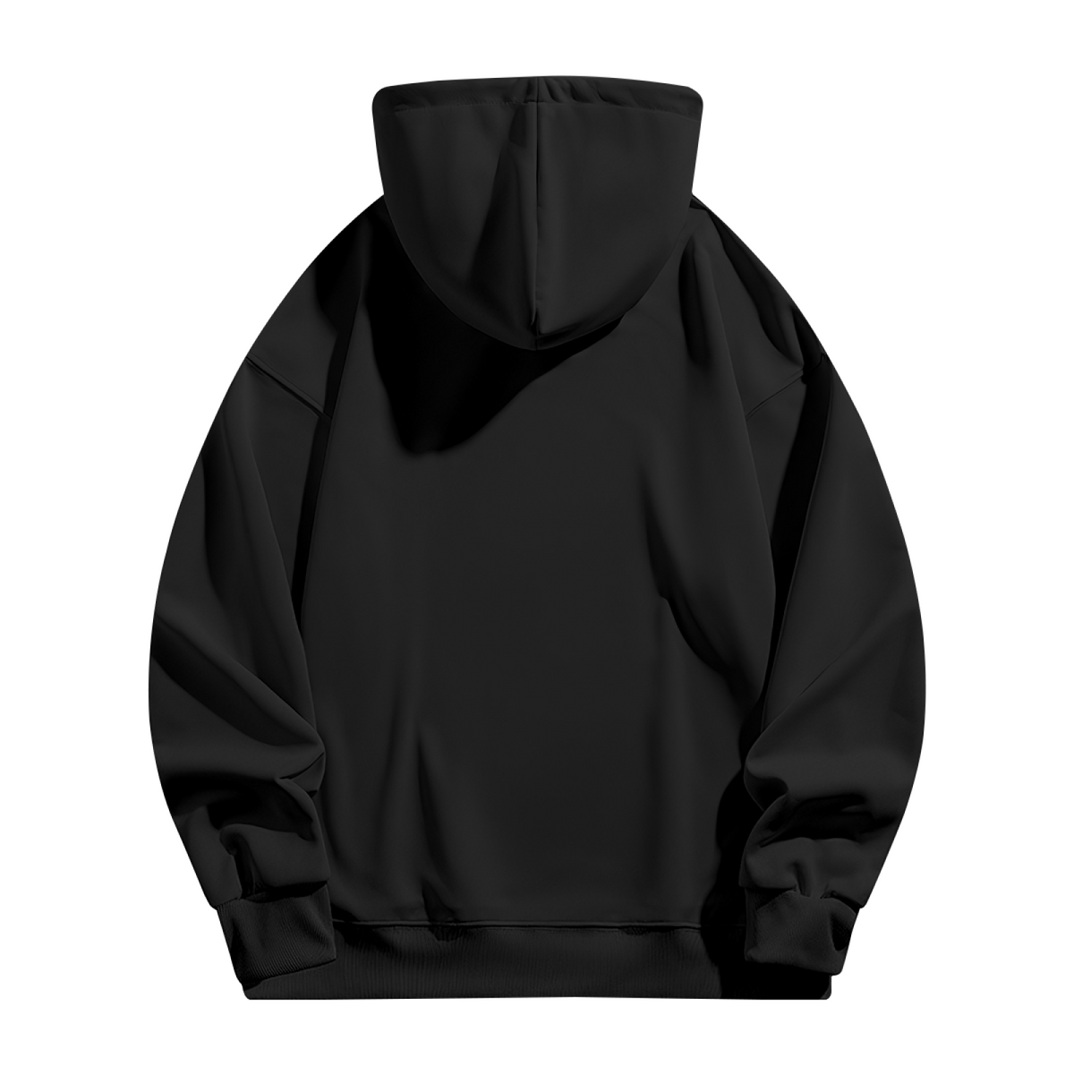 Cute Big-Eye Chipmunk Black Hoodie