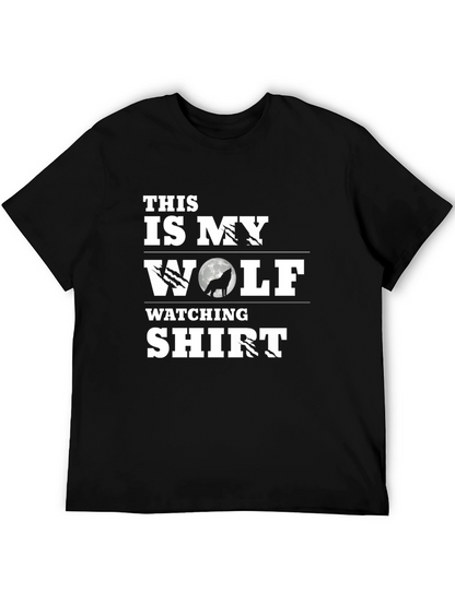 Wolf Watching Shirt - Mens Graphic Tee