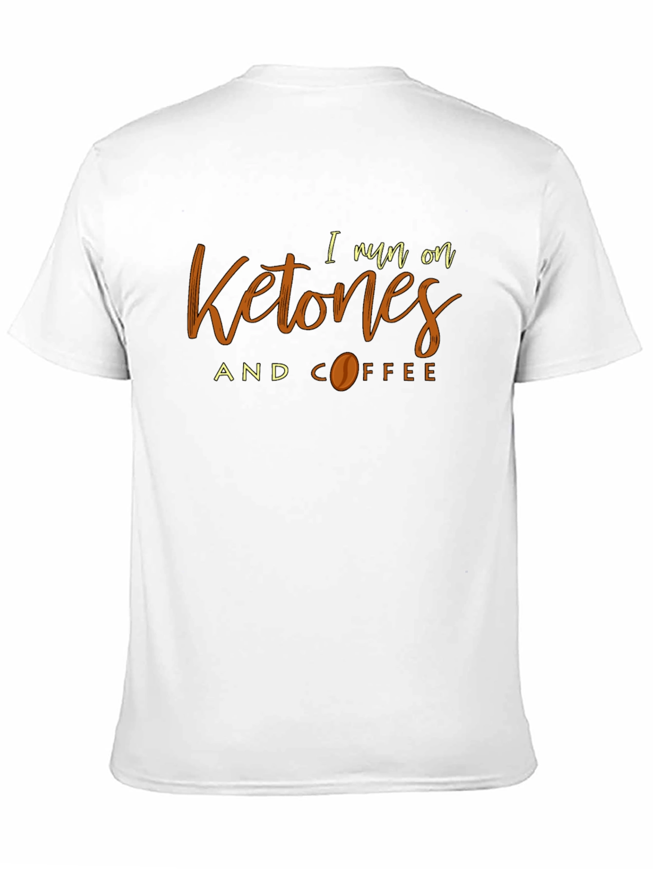 Ketones and Coffee Black T-Shirt - Keto Lifestyle
